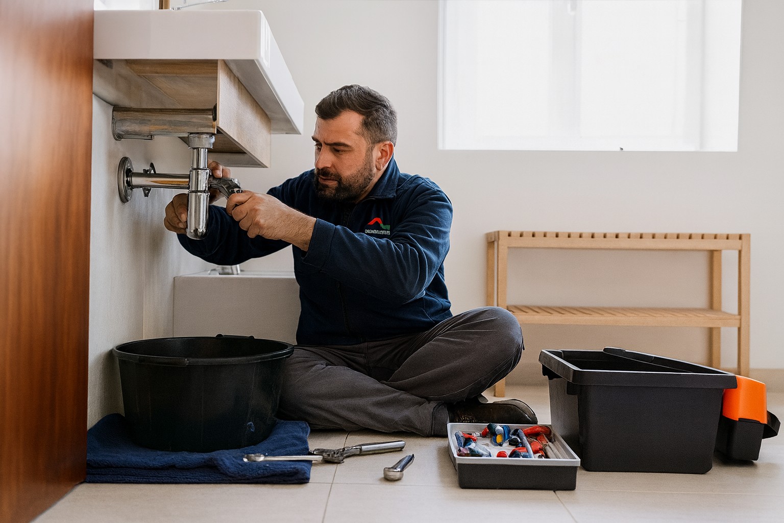 Instalación de climatización en edificio de viviendas